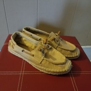 Maui island Tan Canvas Espadrilles